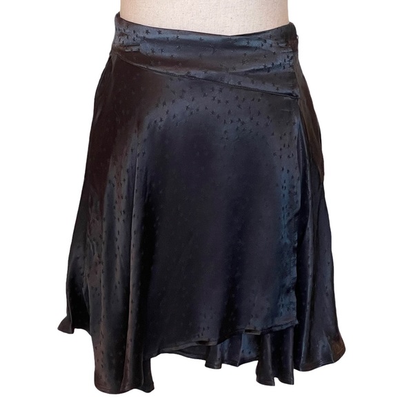Free People Black Starstruck Mini Skirt Size 2 - Picture 2 of 11